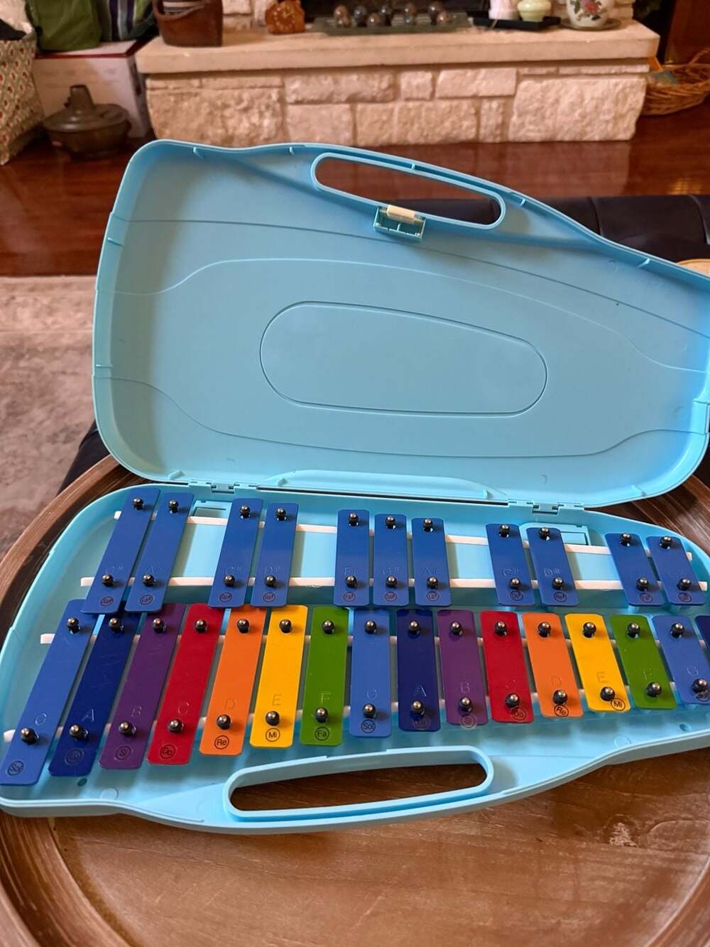 Silver Star 27-Key Colorful Metal Key Xylophone with Case